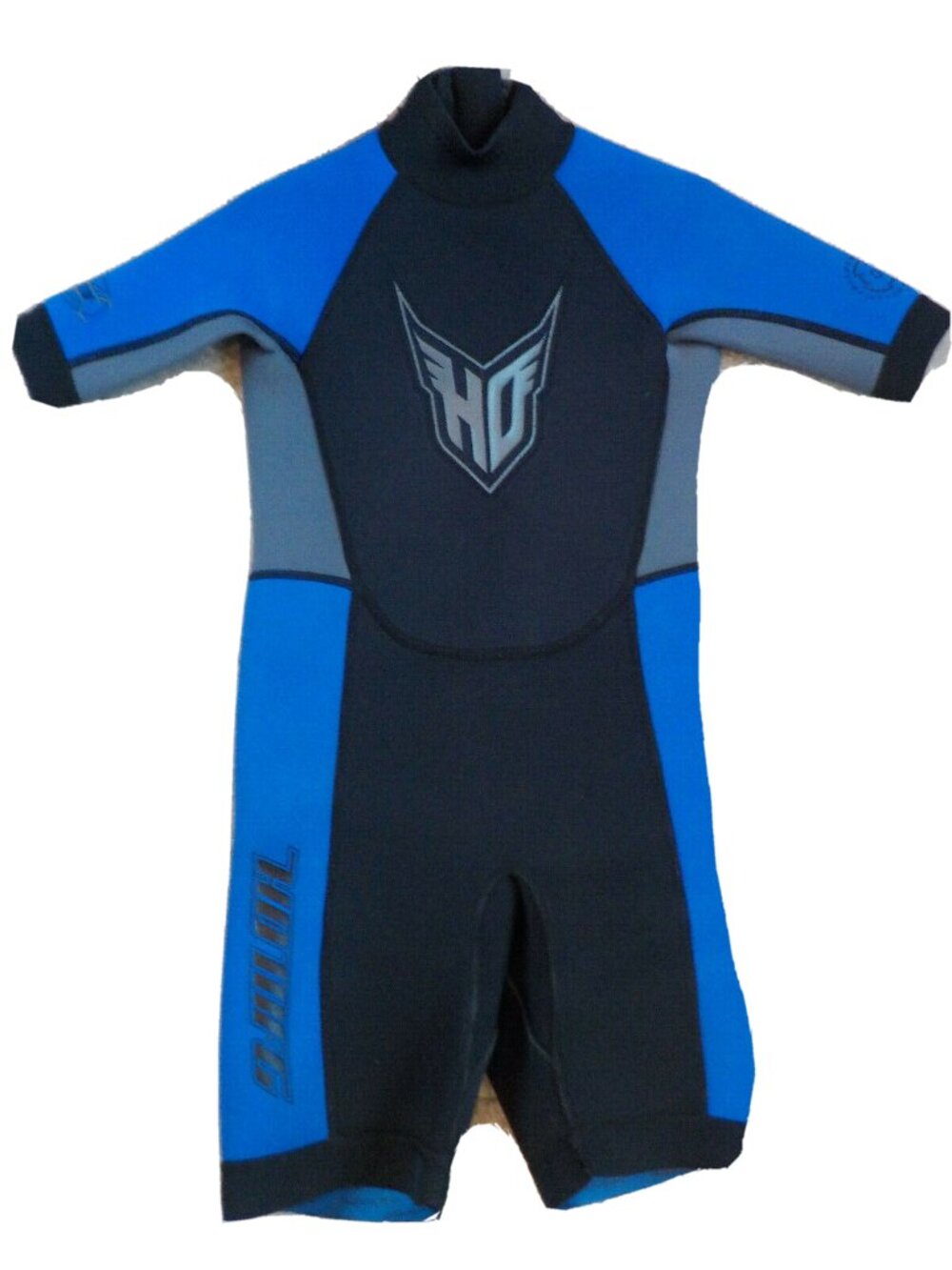 Jr Youth Size 8 HO Sports Wetsuit Shorty X-Factor Freedom Unisex Black & Blue